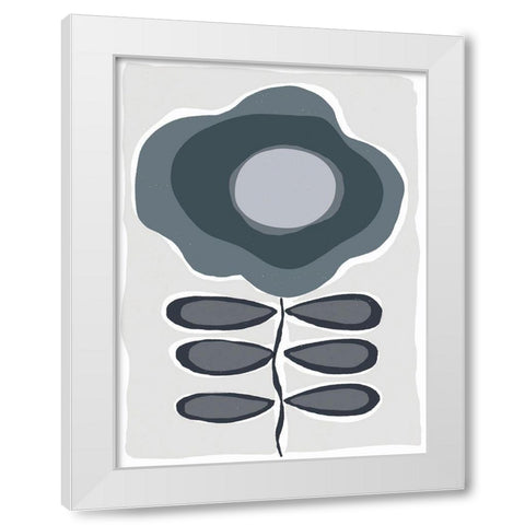 Mod Quirk IX White Modern Wood Framed Art Print by Delamater, Rob