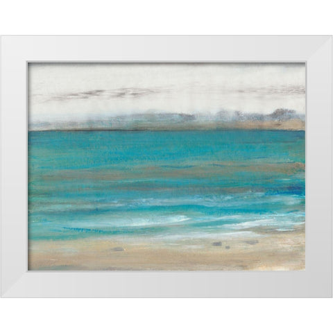 Seashore I White Modern Wood Framed Art Print by OToole, Tim