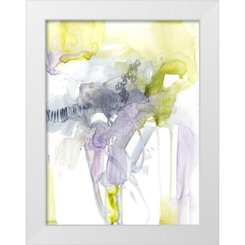 Bridge Between I White Modern Wood Framed Art Print by Goldberger, Jennifer