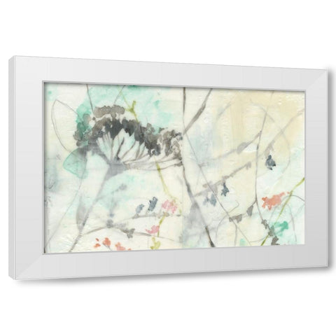 Lacy Overlay I White Modern Wood Framed Art Print by Goldberger, Jennifer