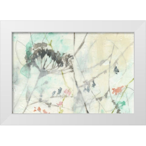Lacy Overlay I White Modern Wood Framed Art Print by Goldberger, Jennifer