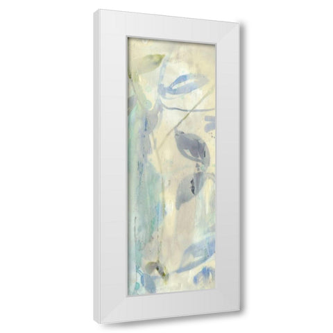 Veiled Flowers I White Modern Wood Framed Art Print by Goldberger, Jennifer