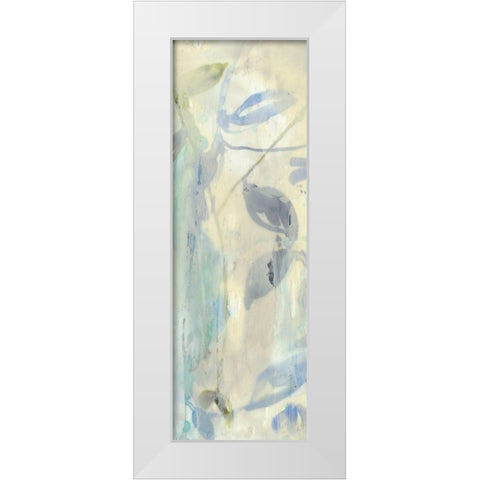Veiled Flowers I White Modern Wood Framed Art Print by Goldberger, Jennifer