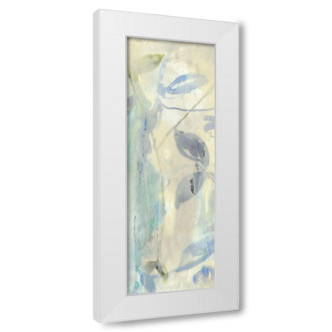 Veiled Flowers I White Modern Wood Framed Art Print by Goldberger, Jennifer