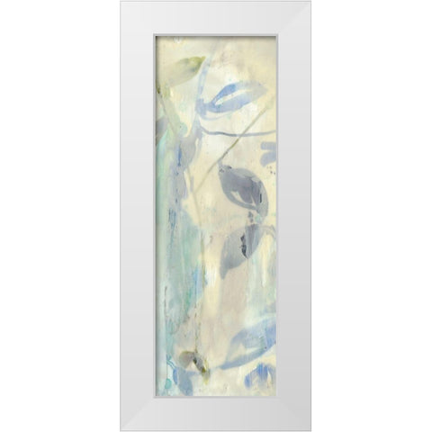 Veiled Flowers I White Modern Wood Framed Art Print by Goldberger, Jennifer