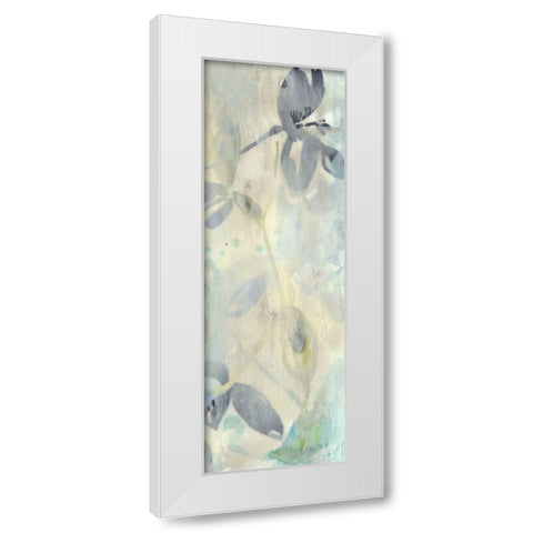 Veiled Flowers II White Modern Wood Framed Art Print by Goldberger, Jennifer
