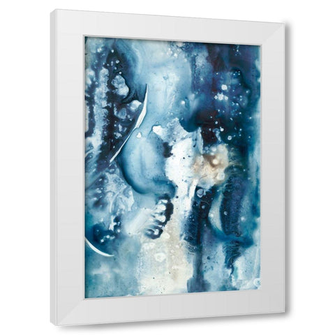 Peaceful Calm II White Modern Wood Framed Art Print by Combs, Joyce