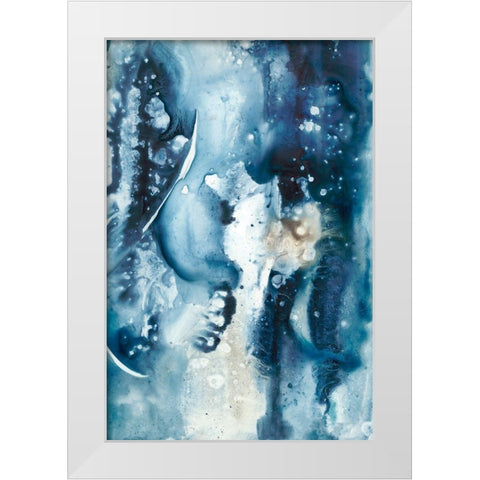 Peaceful Calm II White Modern Wood Framed Art Print by Combs, Joyce