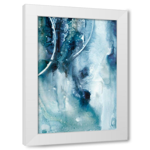 Peaceful Calm IV White Modern Wood Framed Art Print by Combs, Joyce