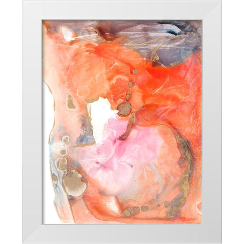 Lighting the Way II White Modern Wood Framed Art Print by Combs, Joyce