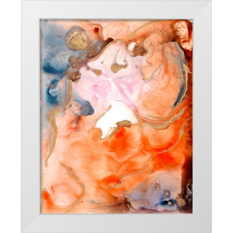 Lighting the Way III White Modern Wood Framed Art Print by Combs, Joyce