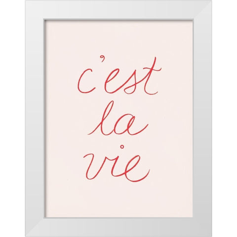 En France I White Modern Wood Framed Art Print by Borges, Victoria