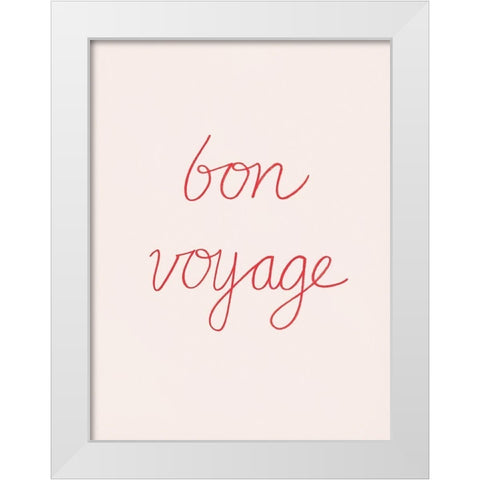 En France III White Modern Wood Framed Art Print by Borges, Victoria