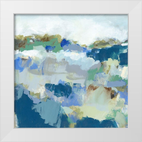 Dusty Roads II White Modern Wood Framed Art Print by Long, Christina
