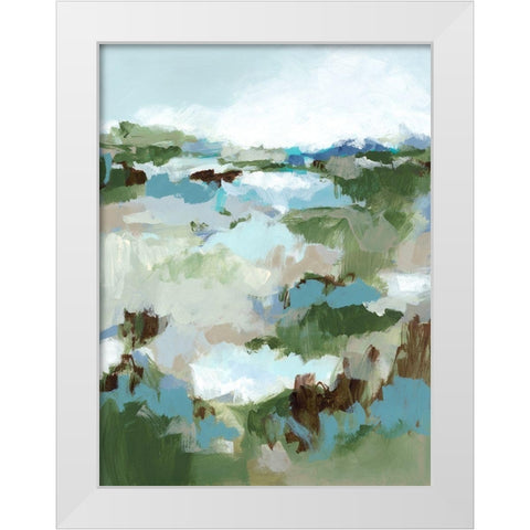 Long Road Home I White Modern Wood Framed Art Print by Long, Christina