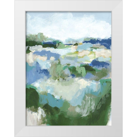 Country Dreams I White Modern Wood Framed Art Print by Long, Christina