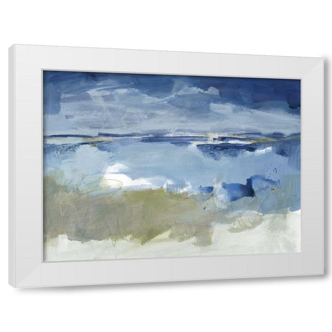 Eastern Winds I White Modern Wood Framed Art Print by Long, Christina