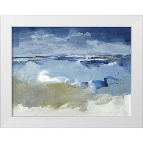Eastern Winds I White Modern Wood Framed Art Print by Long, Christina
