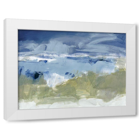 Eastern Winds II White Modern Wood Framed Art Print by Long, Christina