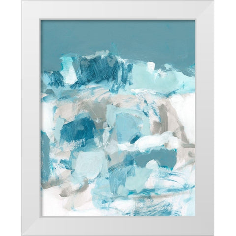 August I White Modern Wood Framed Art Print by Long, Christina