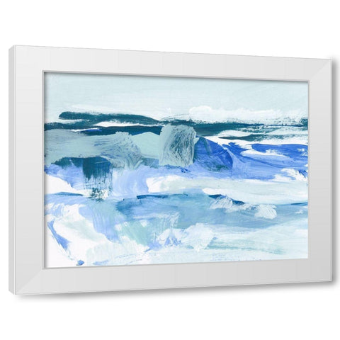 Coastal I White Modern Wood Framed Art Print by Long, Christina