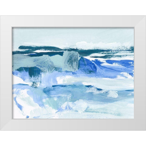 Coastal I White Modern Wood Framed Art Print by Long, Christina