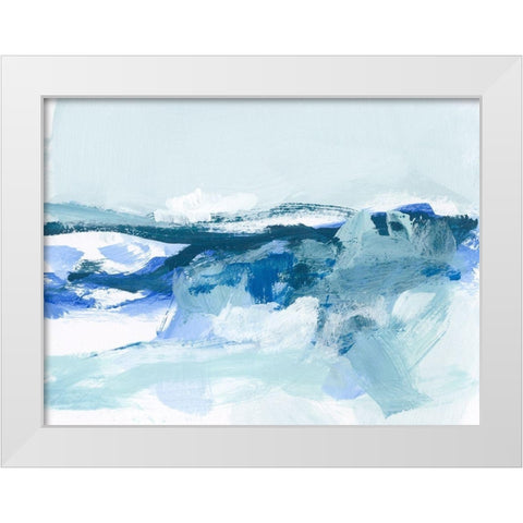 Coastal II White Modern Wood Framed Art Print by Long, Christina