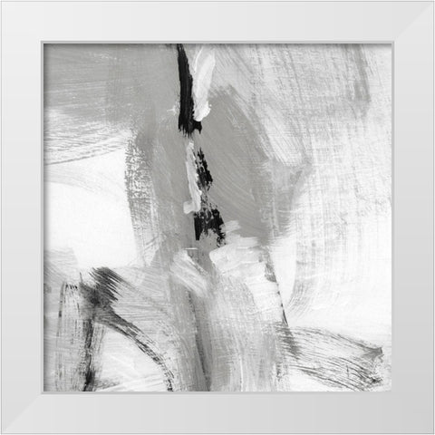 Soft Grey I White Modern Wood Framed Art Print by Long, Christina