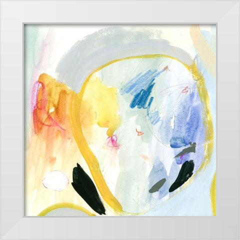 Love Language I White Modern Wood Framed Art Print by Borges, Victoria