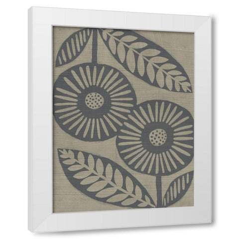 Paperwhite II White Modern Wood Framed Art Print by Zarris, Chariklia