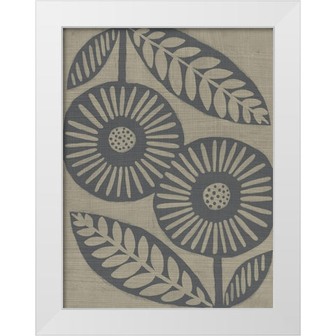 Paperwhite II White Modern Wood Framed Art Print by Zarris, Chariklia