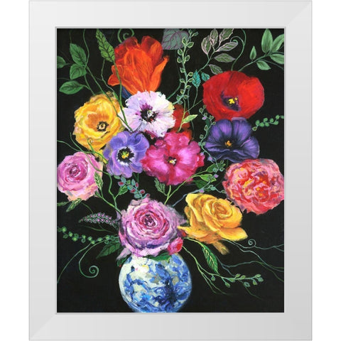 Fresh Picks I White Modern Wood Framed Art Print by Joy, Julie
