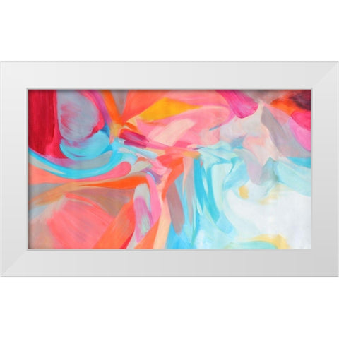 Balance of Independence I White Modern Wood Framed Art Print by Orlov, Irena
