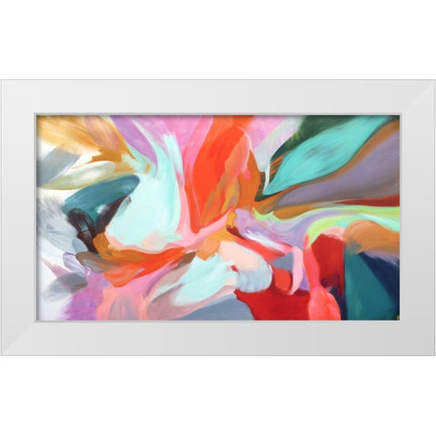 Integrity of Chaos White Modern Wood Framed Art Print by Orlov, Irena