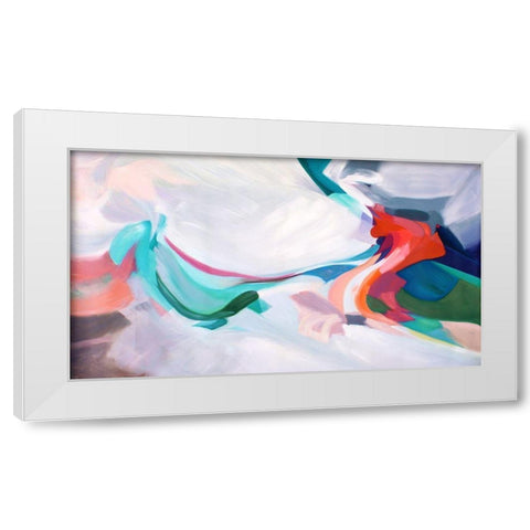 Moments of Reality White Modern Wood Framed Art Print by Orlov, Irena