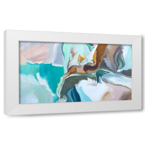 Expression of Balance White Modern Wood Framed Art Print by Orlov, Irena