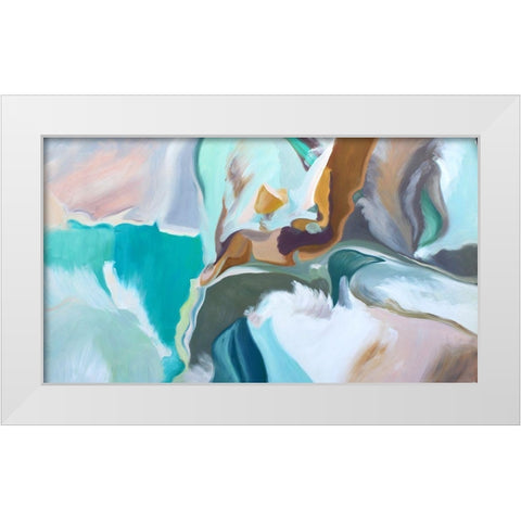 Expression of Balance White Modern Wood Framed Art Print by Orlov, Irena