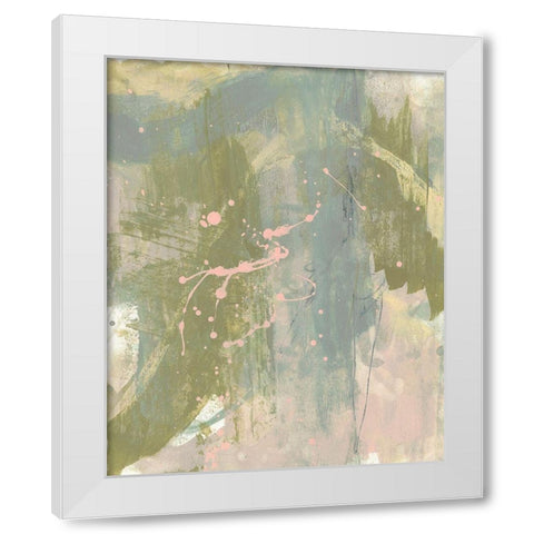 Op Splash I White Modern Wood Framed Art Print by Goldberger, Jennifer