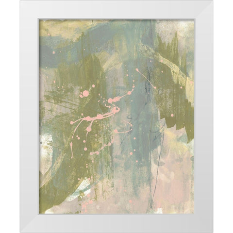 Op Splash I White Modern Wood Framed Art Print by Goldberger, Jennifer