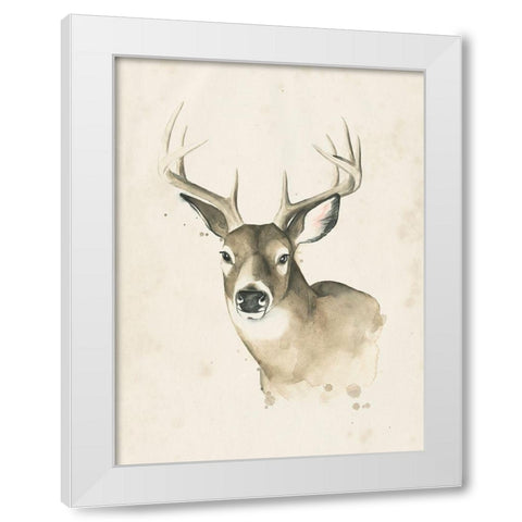 Watchful Woods II White Modern Wood Framed Art Print by Popp, Grace