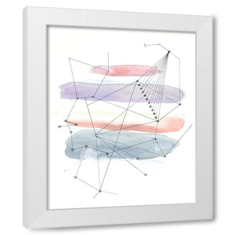 Desert Series II White Modern Wood Framed Art Print by Delamater, Rob