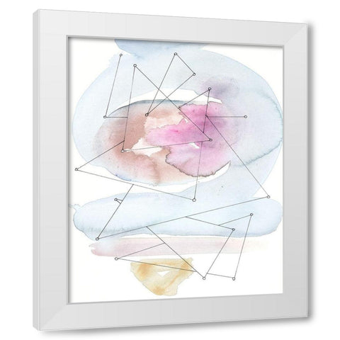 Desert Series IV White Modern Wood Framed Art Print by Delamater, Rob