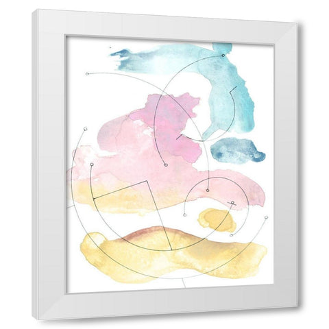 Desert Series VI White Modern Wood Framed Art Print by Delamater, Rob