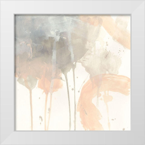 Blush Beacon I White Modern Wood Framed Art Print by Vess, June Erica