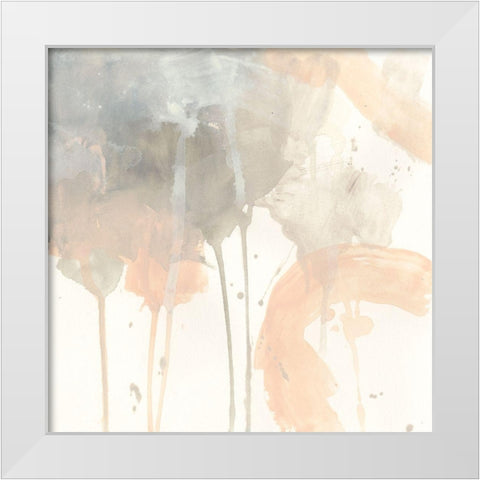 Blush Beacon I White Modern Wood Framed Art Print by Vess, June Erica