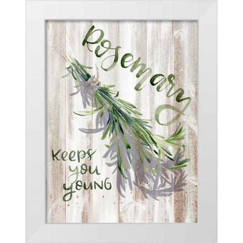 Green Witch I White Modern Wood Framed Art Print by Parker, Jennifer Paxton