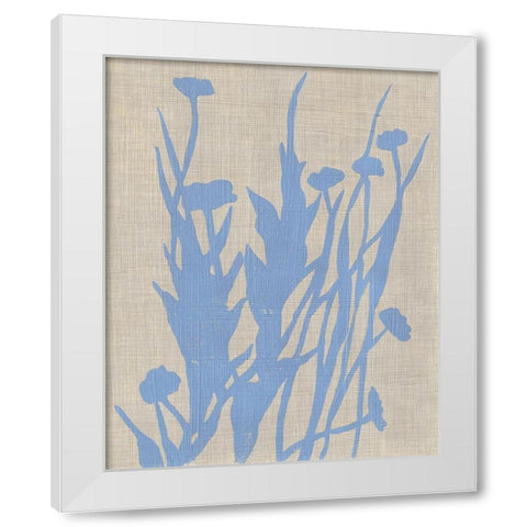 Dusk Botanical I White Modern Wood Framed Art Print by Zarris, Chariklia