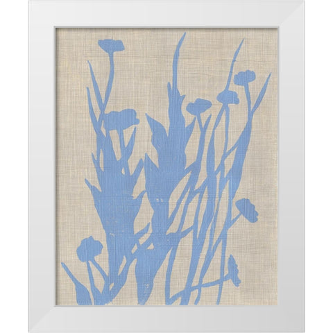 Dusk Botanical I White Modern Wood Framed Art Print by Zarris, Chariklia