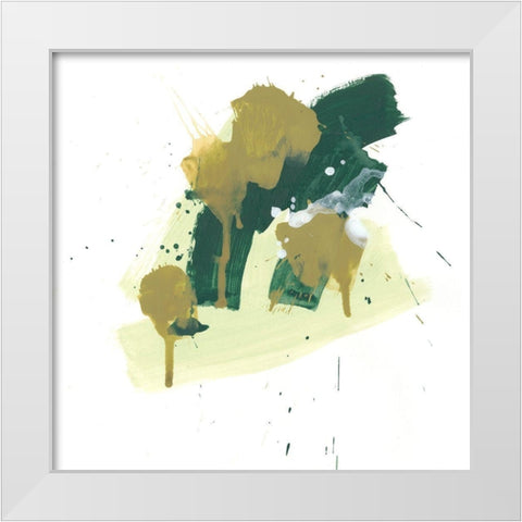 Midori I White Modern Wood Framed Art Print by Vess, June Erica