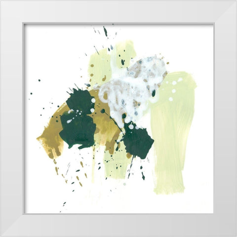 Midori IV White Modern Wood Framed Art Print by Vess, June Erica